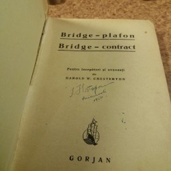 H. W. Chesterton - Bridge - Plafon Bridge - Contract