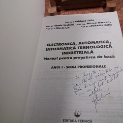 Adriana Trifu - Electronica, automatica, informatica tehnologica industriala Manual pentru preg de baza