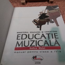 Sofica Matei - Educatie muzicala manual pentru clasa a IV a