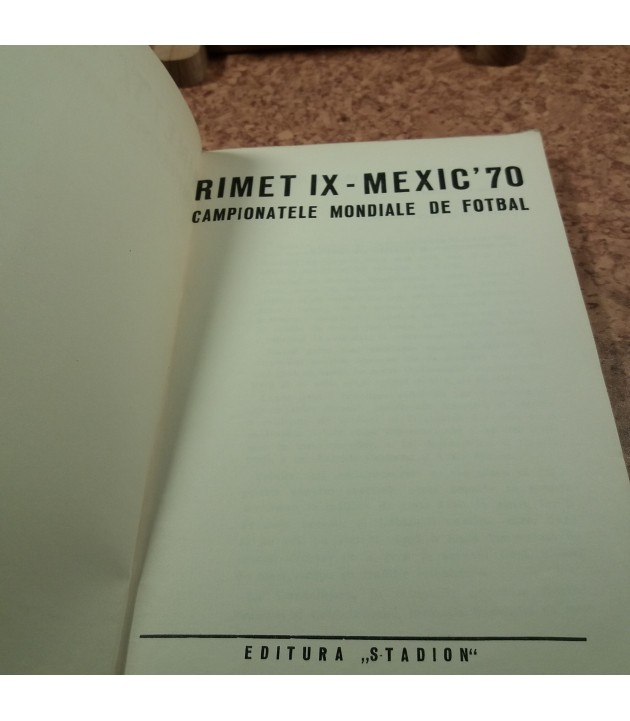 Rimet IX - Mexic '70 Campionatele mondiale de fotbal