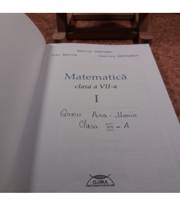 Marius Perianu - Matematica clasa a VII a semestrul I