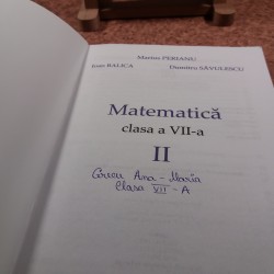 Marius Perianu - Matematica clasa a VII a semestrul II