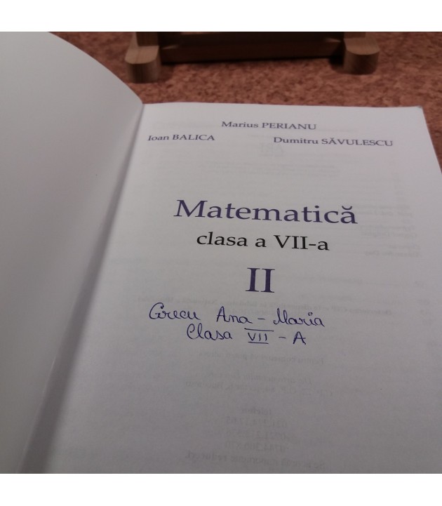 Marius Perianu - Matematica clasa a VII a semestrul II