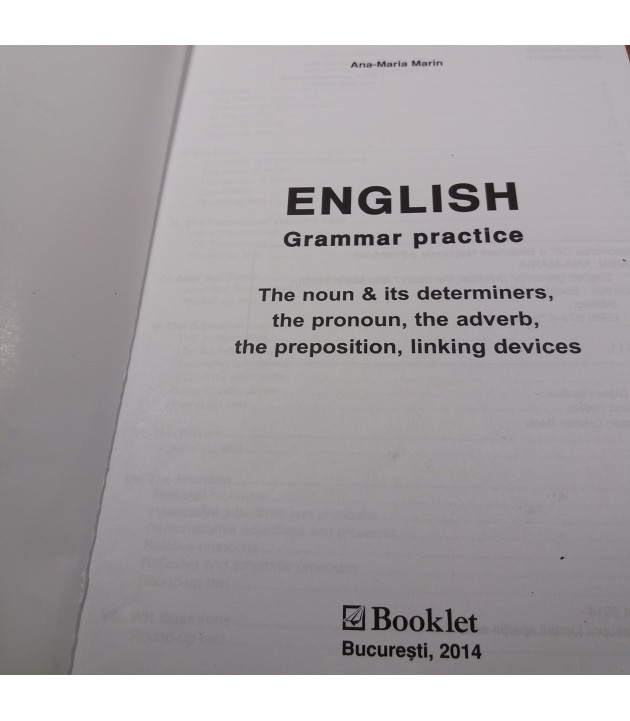 Ana-Maria Marin - English Grammar practice 1