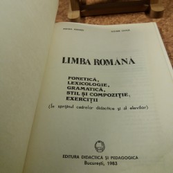 Mihail Andrei - Limba romana Fonetica, lexicologie, gramatica, stil si compozitie, exercitii