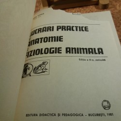 M. Stoica - Lucrari practice de anatomie si fiziologie animala