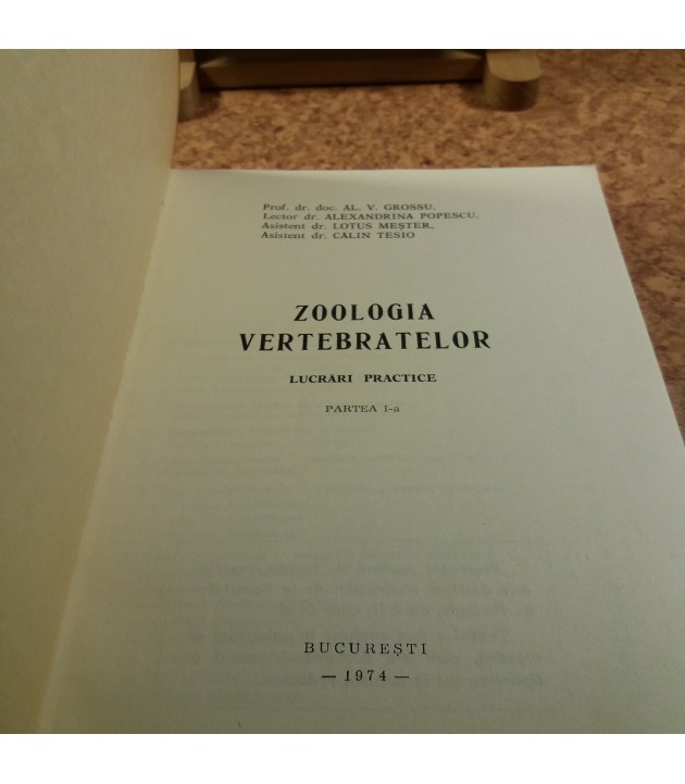 Al. V. Grossu - Zoologia vertebratelor lucrari practice partea I