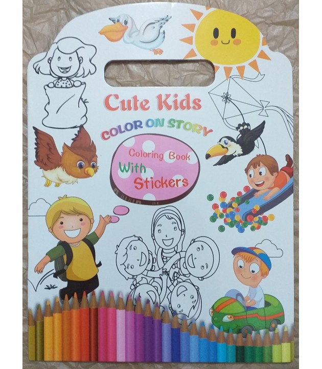 Carte colorat - Cutea kids