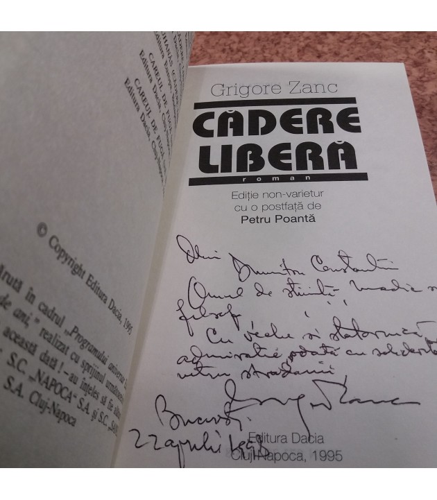 Grigore Zanc - Cadere libera