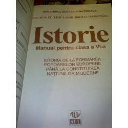 Liviu Burlec - Istorie manual pentru clasa a VI a