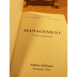 Viorel Cornescu - Management Teorie si practica