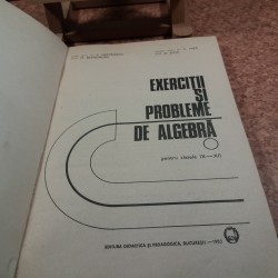 C. Nastasescu - Exercitii si probleme de algebra pentru clasele IX - XII