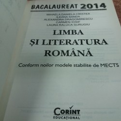 Mihaela Daniela Cirstea - Limba si literatura romana Bacalaureat 2014