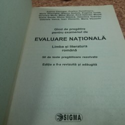 Sabina Ciorogar - Ghid de pregatire pentru examenul de Evaluare Nationala 50 teste pregatitoare rezolvate