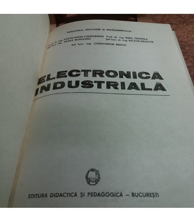 P. Constantin - Electronica industriala