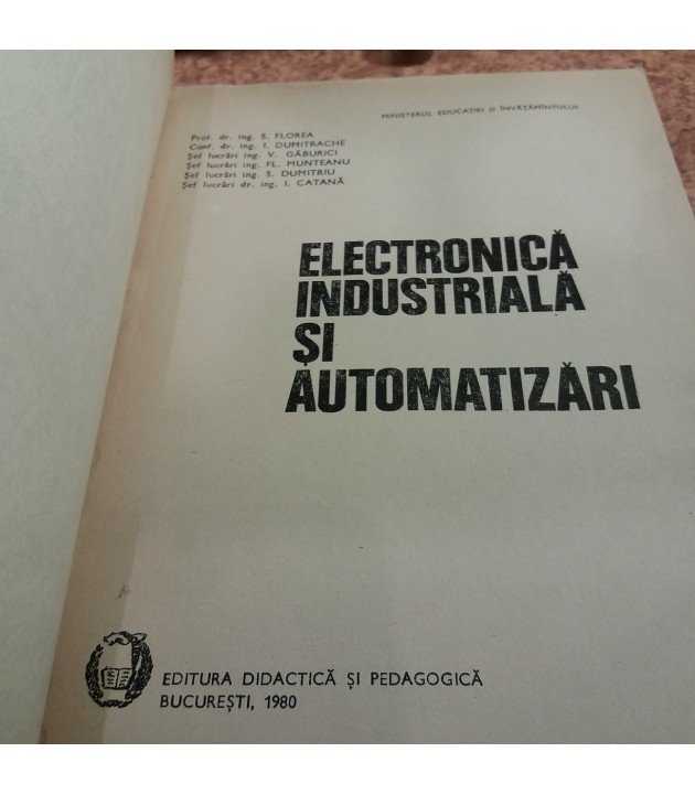 S. Florea - Electronica industriala si amortizari
