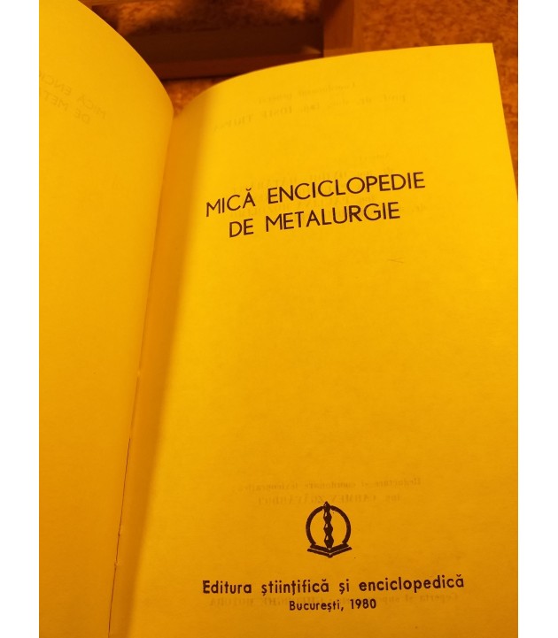 Mica enciclopedie de Metalurgie