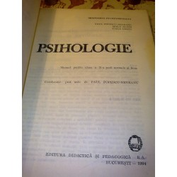 Paul Popescu-Neveanu - Psihologie manual pentru clasa a X a
