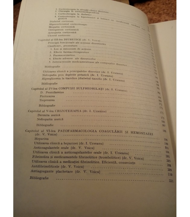 Ion Urseanu, V. Voicu - elemente de Patofarmacologie clinica