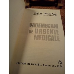 George Popa - Vademecum de urgente medicale