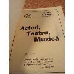 Corin Bianu - Actori, Teatru, Muzica