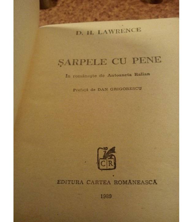 D. H. Lawrence - Sarpele cu pene