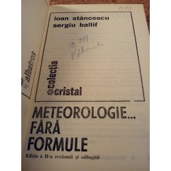 I. Stanescu - Meteorologie… fara formule